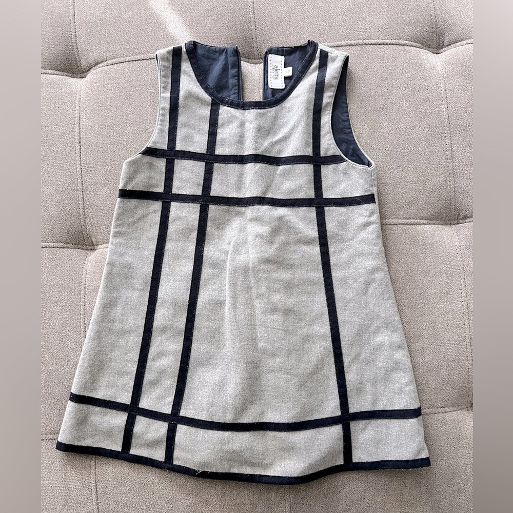 Aletta gray dress for toddler